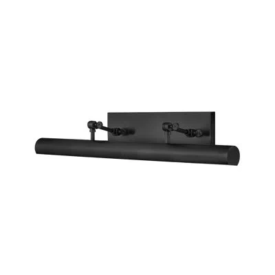 Hinkley 2-light Adjustable Plug-in Picture Light W/ On/off Switch In Black