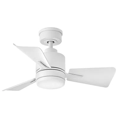 Hinkley 30"  Atom Matte White Led Ceiling Fan