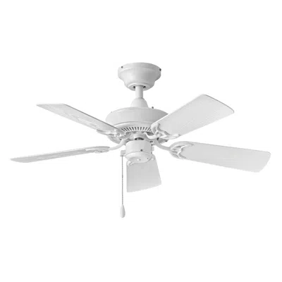 Hinkley 36"  Cabana White Finish 5-blade Pull Chain Ceiling Fan