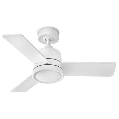 Hinkley 36"  Chet Matte White Led Remote Ceiling Fan