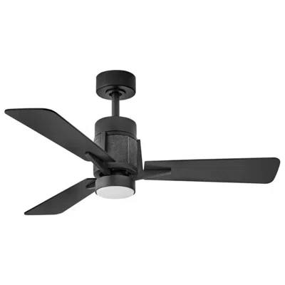 Hinkley 42"  Atticus Matte Black Finish 3-blade Led Smart Ceiling Fan