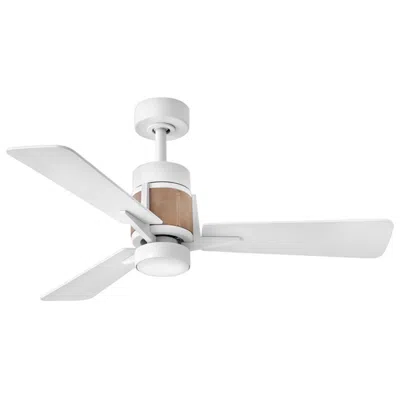 Hinkley 42"  Atticus Matte White Led Smart Ceiling Fan