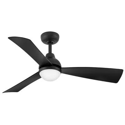 Hinkley 44"  Una Matte Black 3-blade Led Smart Ceiling Fan