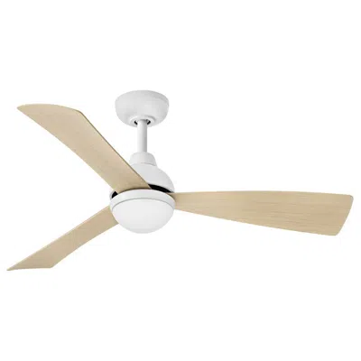 Hinkley 44"  Una Matte White 3-blade Led Smart Ceiling Fan