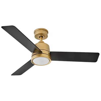 Hinkley 48"  Chet Heritage Brass Led Remote Ceiling Fan