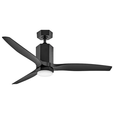 Hinkley 52"  Facet Matte Black Led Ceiling Fan