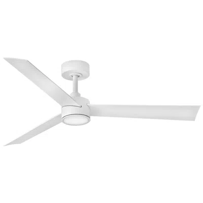 Hinkley 52"  Speck Matte White Led Smart Ceiling Fan