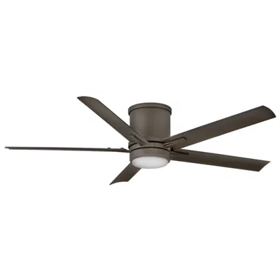 Hinkley 52"  Vail Flush Bronze Led Wet Hugger Smart Ceiling Fan