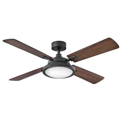 Hinkley 54"  Collier Matte Black Led Indoor Smart Ceiling Fan