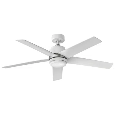 Hinkley 54"  Tier Appliance White Led Outdoor Ceiling Fan With Remote