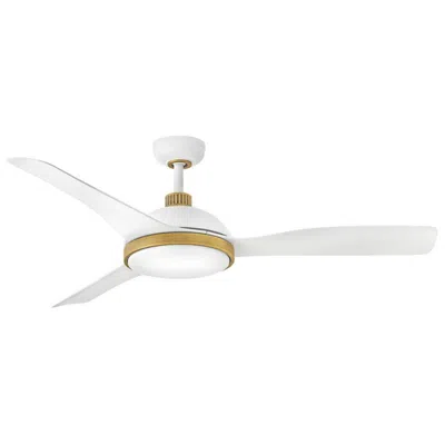 Hinkley 56"  Alba Matte White Led Smart Ceiling Fan