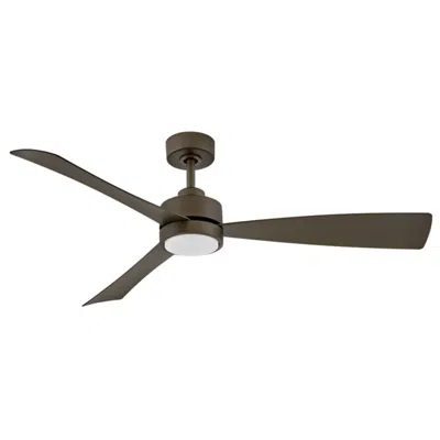 Hinkley 56"  Iver Metallic Matte Bronze 3-blade Led Smart Ceiling Fan