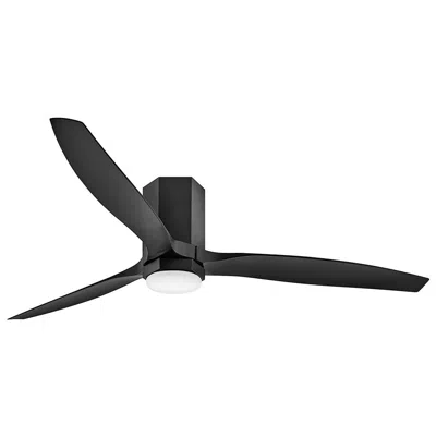 Hinkley 60"  Facet Matte Black Led Smart Ceiling Fan