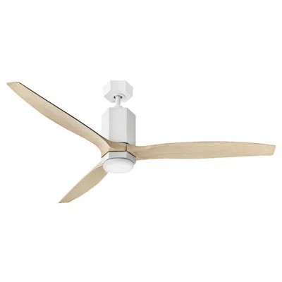 Hinkley 60"  Facet Matte White Led Smart Ceiling Fan
