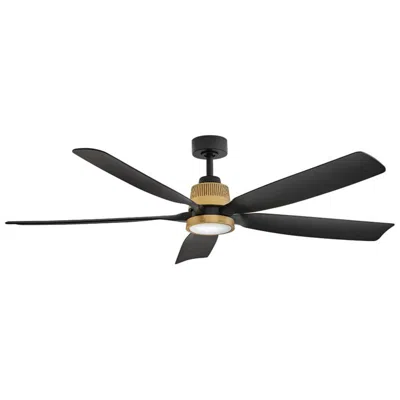 Hinkley 64"  Bodin Heritage Brass Black Led Smart Ceiling Fan