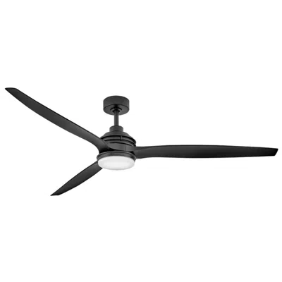 Hinkley 72"  Artiste Matte Black Led Smart Ceiling Fan