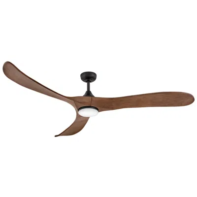 Hinkley 72"  Swell Illuminated Matte Black Led Ceiling Fan