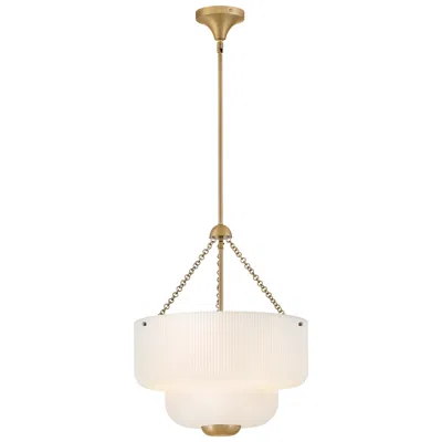 Hinkley Adella Large Pendant 19" Lacquered Brass