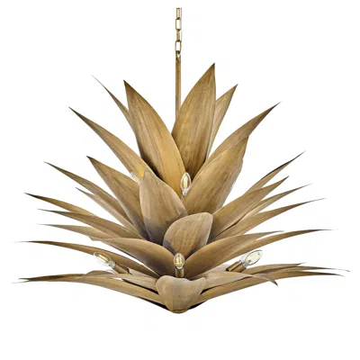 Hinkley Agave 45" Wide Burnished Gold 12-light Pendant