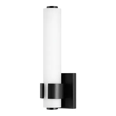 Hinkley Aiden 13 1/2" High Black Led Wall Sconce