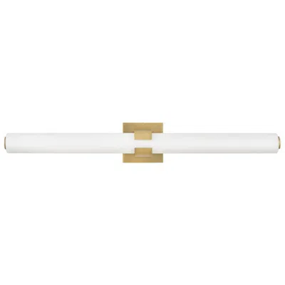 Hinkley Aiden 31 1/4" Wide Large Lacquered Brass Led Vanity Bath Light