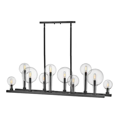 Hinkley Alchemy 48 1/4" Black 10-light Modern Island Pendant Light