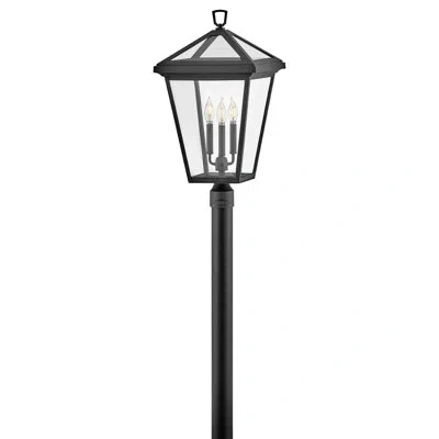 Hinkley Alford 1-light 26" H Hardwired Lantern Head In Museum Black