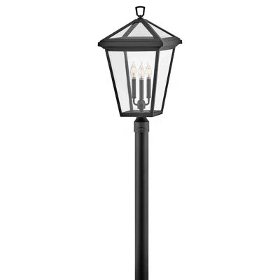 Hinkley Alford 1-light 26" H Hardwired Lantern Head In Museum Black