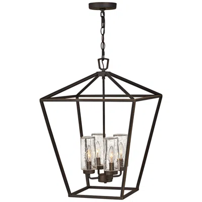 Hinkley Alford Place 17" Bronze 4-light Indoor - Outdoor Chandelier