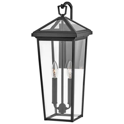 Hinkley Alford Place 20" High Black 2-light Led Outdoor Wall Light