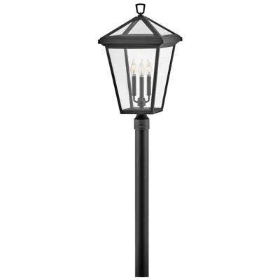 Hinkley Alford Place 26"h Museum Black 3-light Outdoor Post Light