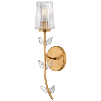Hinkley Aliso Medium Single Light Sconce 19.25" Distressed Brass