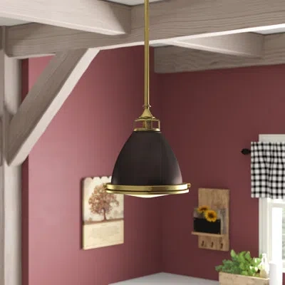 Hinkley Amelia 1 - Light Single Bell Pendant In Buckeye Bronze