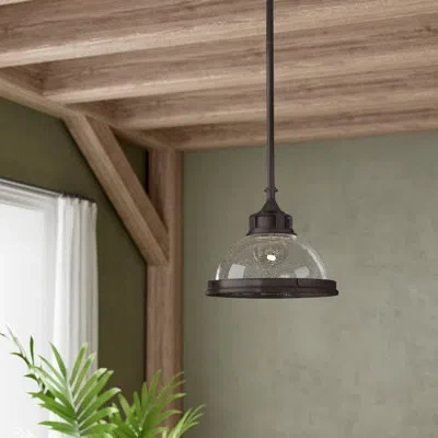 Hinkley Amelia 1 - Light Single Dome Pendant In Buckeye Bronze