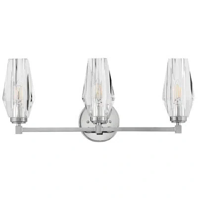 Hinkley Ana Bathroom Vanity Light In Polished Nickel