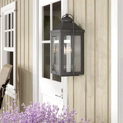 Hinkley Anchorage Aged Zinc Outdoor Wall Lantern