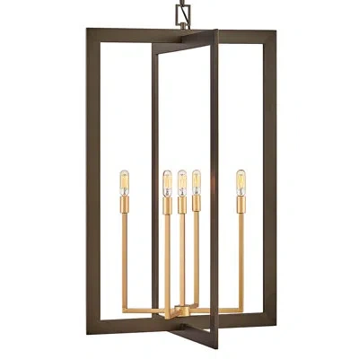 Hinkley Anders 5 - Light Candle Style Rectangle Chandelier