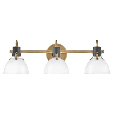 Hinkley Argo 24 1/2" Wide Heritage Brass 3-light Bath Light
