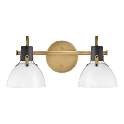 Hinkley Argo 7 1/2" High Heritage Brass 2-light Wall Sconce
