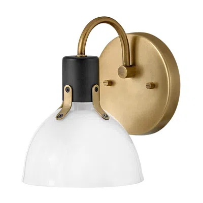Hinkley Argo 7 3/4" High Heritage Brass Wall Sconce
