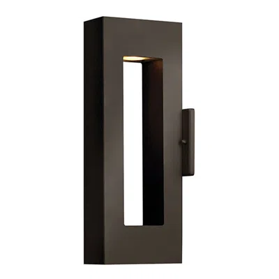 Hinkley Atlantis 16" High Bronze Integrated Led Outdoor Wall Light