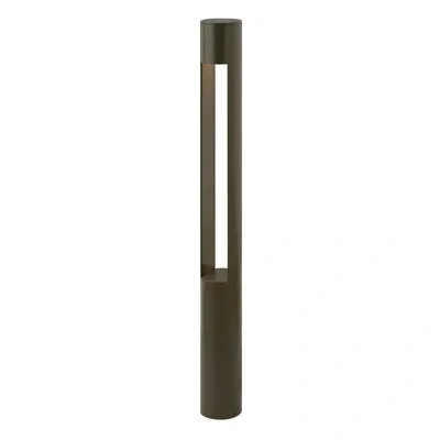 Hinkley Atlantis 30-in 120v Outdoor Round Bollard Path Light With Lumacore Led In Bronze
