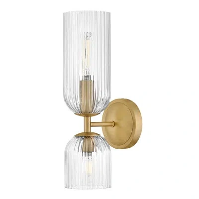Hinkley Ava Medium Two Light Sconce In Animal Print