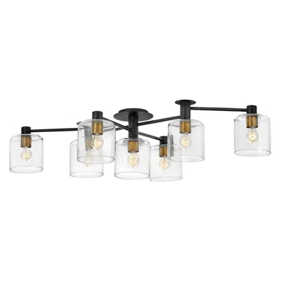 Hinkley Axel 58.8" Wide Large Seven Light Semi-flush Ceiling Light