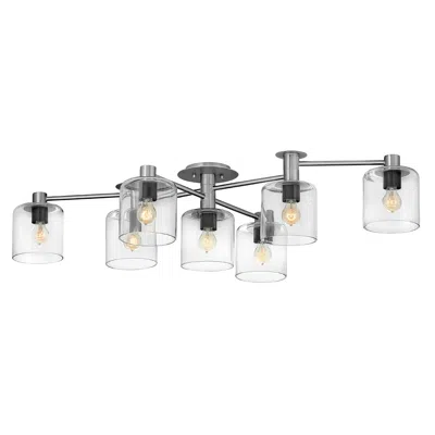 Hinkley - Axel Extra Large Semi-flush Mount- 58.75" Brushed Nickel