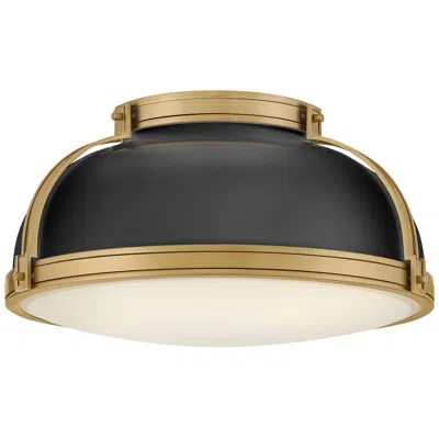 Hinkley Barton Medium Flush Mount 18" Black