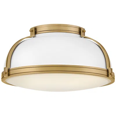 Hinkley Barton Medium Flush Mount 18" Matte White