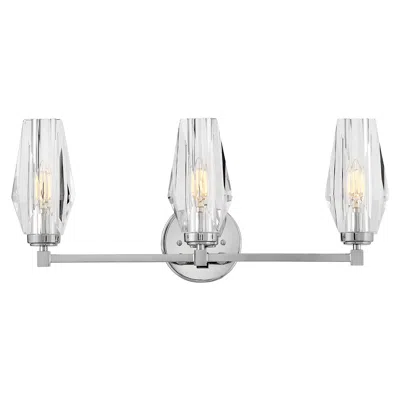 Hinkley Bath Ana Medium Three Light Vanity 23.5" Polished Nickel