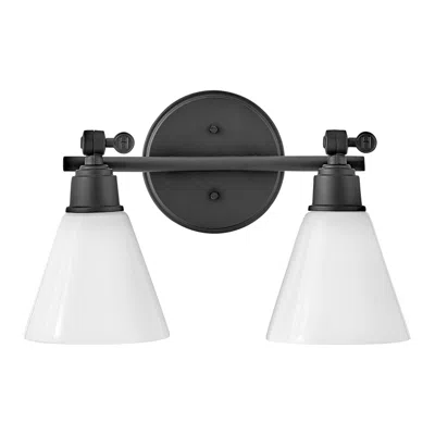 Hinkley Bath Arti Small Adjustable Two Light Vanity 16.0" Black