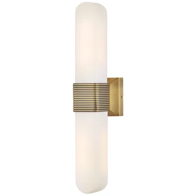 Hinkley Bath Cotes Large Led Sconce 4.5" Lacquered Brass